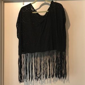 Tribal Fringe Crop Top